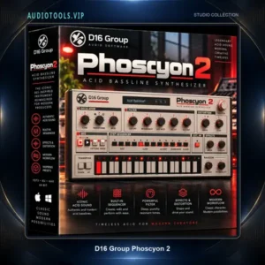 D16 Group Phoscyon 2 – Advanced 303 Acid Bassline Synthesizer
