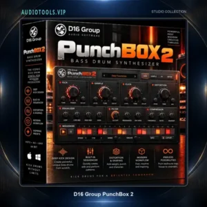 D16 Group PunchBox 2 – Hybrid Kick Drum Synthesizer & Designer
