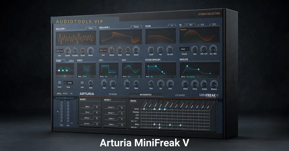 Arturia MiniFreak V – Polyphonic Hybrid Softsynth for Mac & Windows