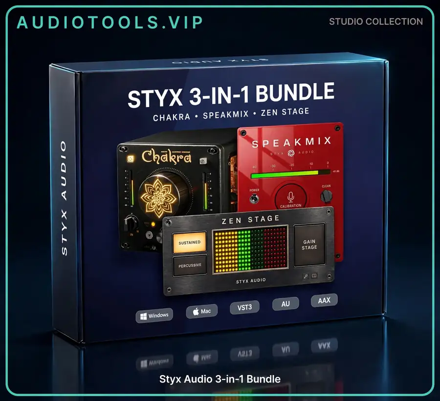 Styx Audio 3-in-1 Bundle: Chakra, SPEAKMIX & Zen Stage